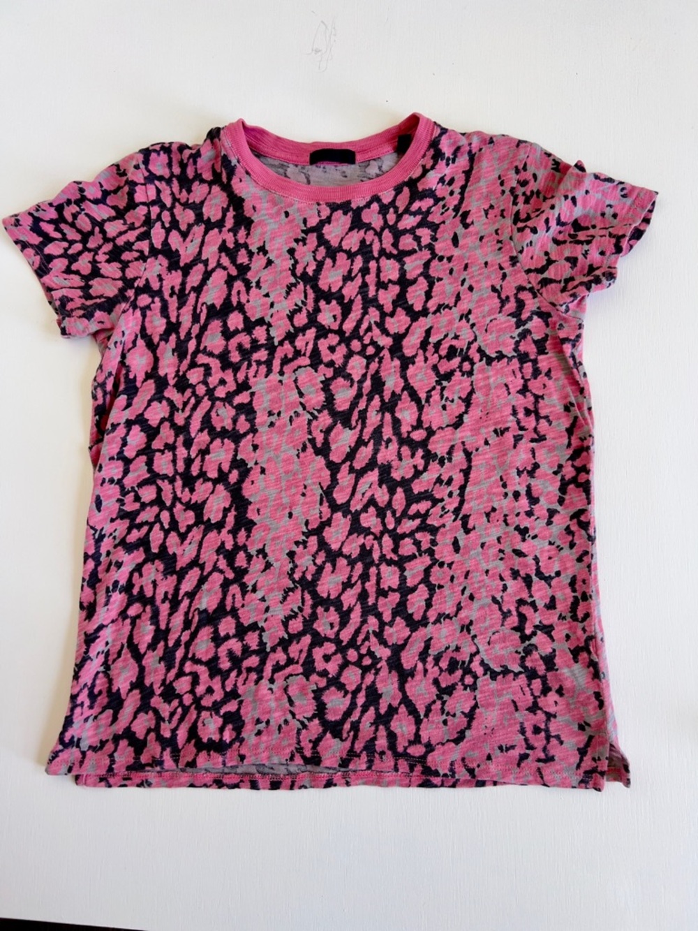 ATM women’s Pink Animal-Print Short Sleeve Tee - Picture 2 of 6